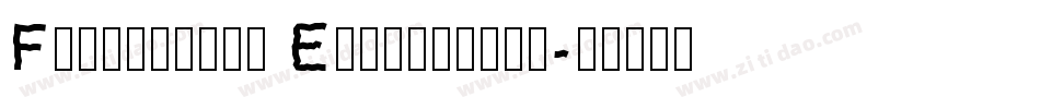 Figurehead Experiment字体转换